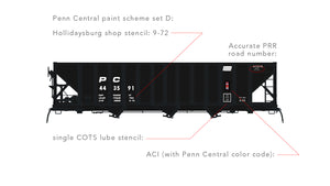 Penn Central, Paint Scheme Set #D, Committee Design Hopper